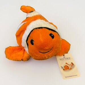 NEW Warmies Clownfish size 13"- Heatable Stuffed‎ Animal - Lavender infused